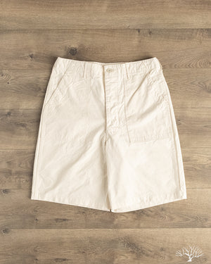 orSlow - Summer Fatigue Shorts - Ecru – Withered Fig