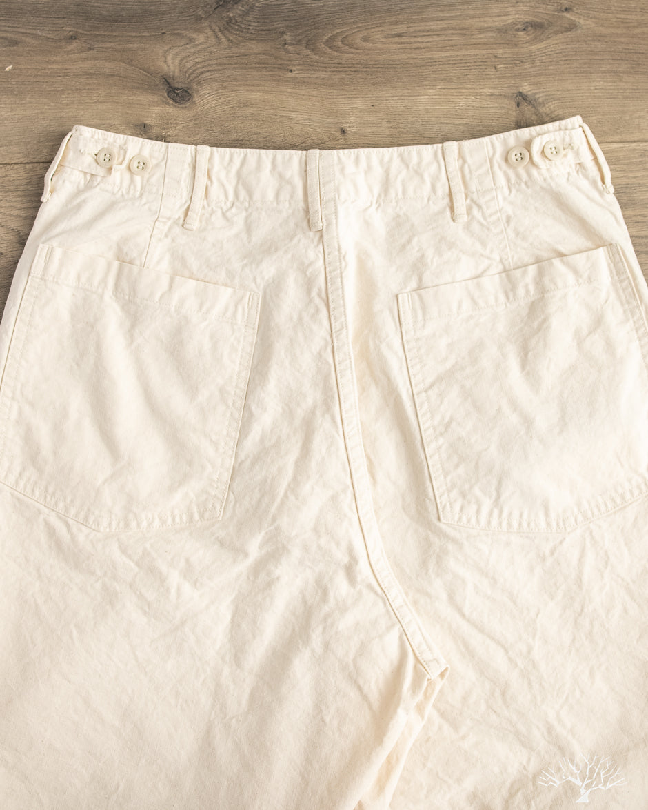 orSlow - Summer Fatigue Shorts - Ecru – Withered Fig