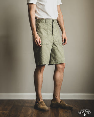 orSlow - Summer Fatigue Shorts - Green – Withered Fig