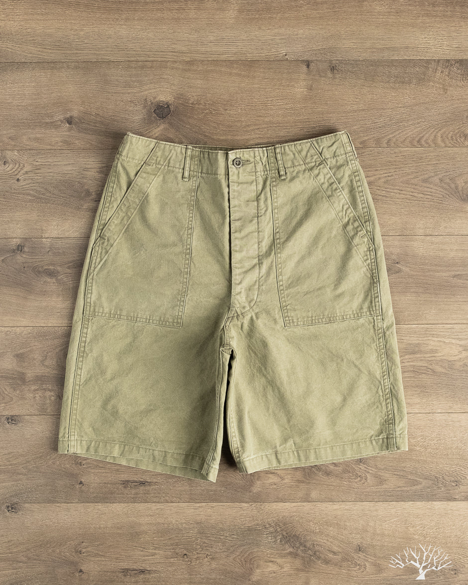 orSlow - Summer Fatigue Shorts - Green – Withered Fig