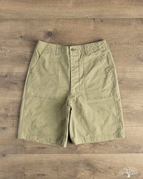 orSlow - Summer Fatigue Shorts - Green – Withered Fig