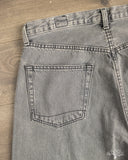 orSlow Super Dad's Denim Pants - Black Denim Bleach