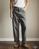 orSlow Super Dad's Denim Pants - Black Denim Bleach