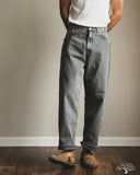 orSlow Super Dad's Denim Pants - Black Denim Bleach