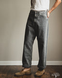 orSlow Super Dad's Denim Pants - Black Denim Bleach