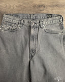 orSlow Super Dad's Denim Pants - Black Denim Bleach