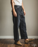 orSlow Super Dad's Denim Pants - Black Stone Denim