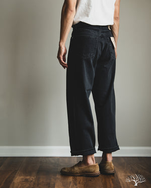 orSlow - Super Dad's Denim Pants - Black Stone – Withered Fig