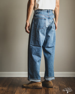 orSlow - Super Dad's Denim Pants - Denim Used – Withered Fig