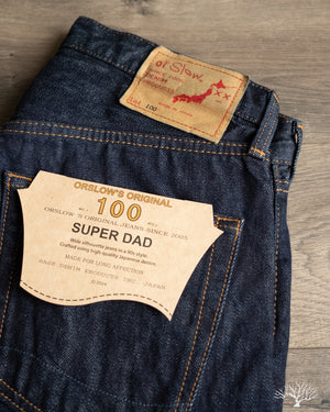 orSlow - Super Dad's Denim Pants - One Wash – Withered Fig