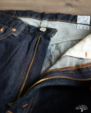 orSlow - Super Dad's Denim Pants - One Wash – Withered Fig