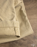 orSlow Two Tuck Wide Trousers - Khaki