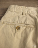 orSlow Two Tuck Wide Trousers - Khaki