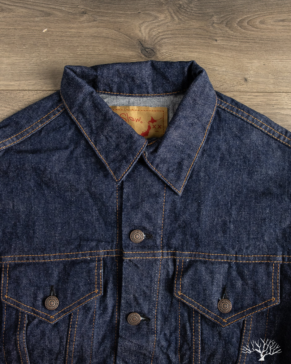 orSlow - 1960's Type 3 Denim Jacket - One Wash – Withered Fig