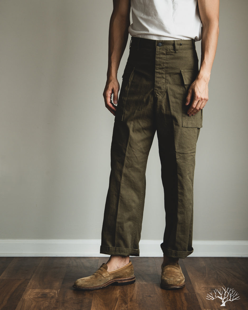 orSlow U.S. Army 2 Pocket Cargo Pants - Army Green