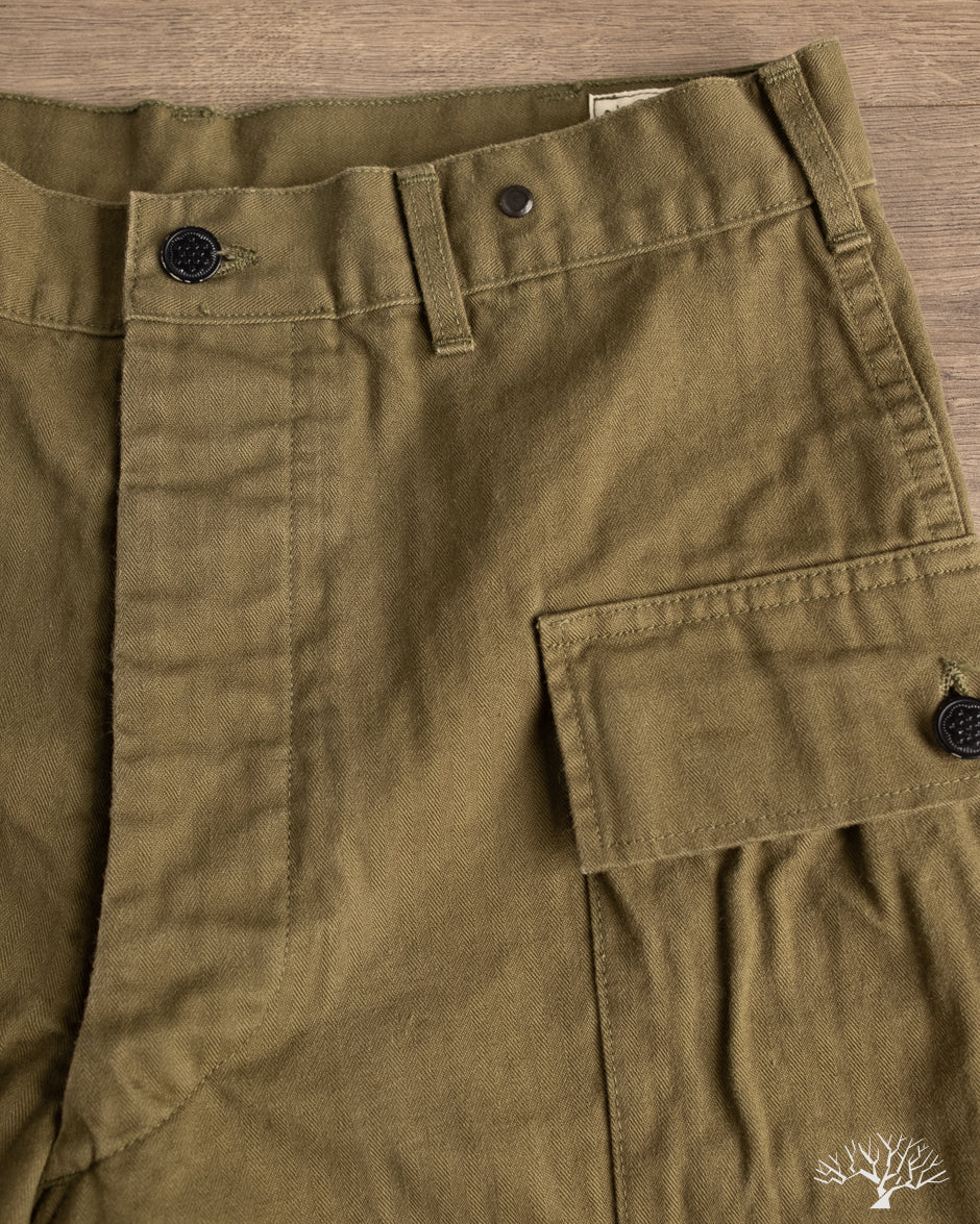 orSlow - U.S. Army 2 Pocket Cargo Pants - Army Green – Withered Fig