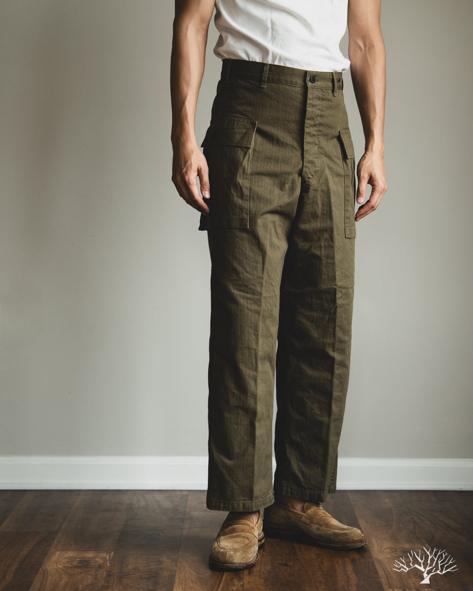 orSlow U.S. Army 2 Pocket Cargo Pants - Army Green