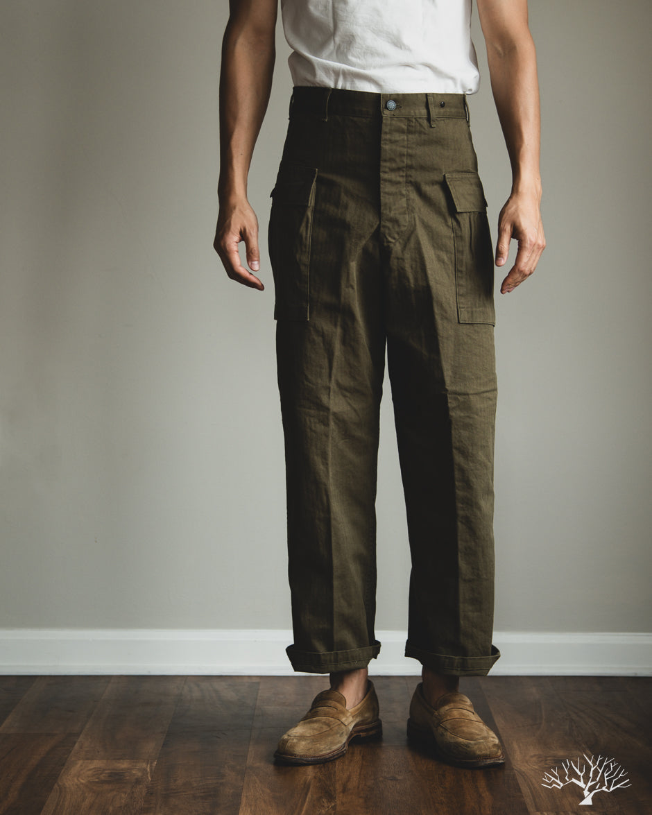 orSlow U.S. Army 2 Pocket Cargo Pants - Army Green
