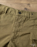 orSlow US Army 2 Pocket Cargo Shorts - Army Green