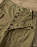 orSlow US Army 2 Pocket Cargo Shorts - Army Green