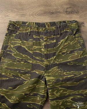orSlow - Fatigue Shorts - Tiger Camo – Withered Fig