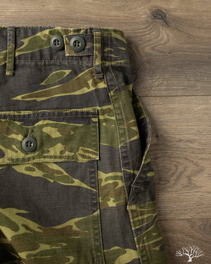 orSlow - Fatigue Shorts - Tiger Camo – Withered Fig
