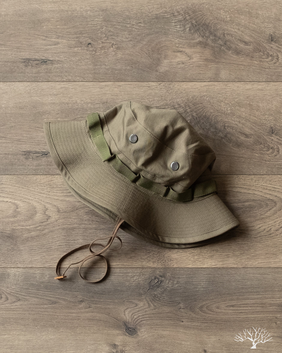 orSlow - U.S. Army Jungle Hat - Army Green Ripstop – Withered Fig