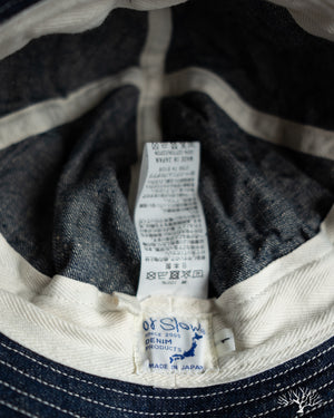 orSlow - U.S. Navy Hat - Denim – Withered Fig