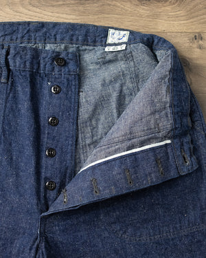 orSlow - U.S. Navy Utility Denim Pants - One Wash – Withered Fig