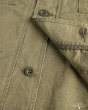 orSlow Utility Short Sleeve Shirt Jacket - Army Green
