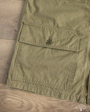 orSlow - Utility Short Sleeve Shirt Jacket - Army Green – Withered Fig