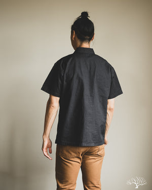 orSlow - Utility Short Sleeve Shirt Jacket - Navy – Withered Fig