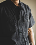 orSlow Utility Short Sleeve Shirt Jacket - Navy