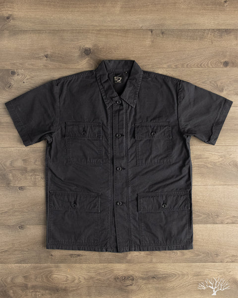 orSlow - Utility Short Sleeve Shirt Jacket - Navy – Withered Fig