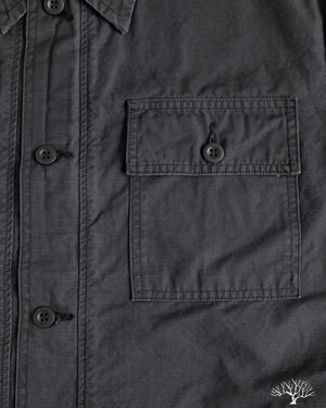 orSlow - Utility Short Sleeve Shirt Jacket - Navy – Withered Fig