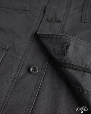 orSlow - Utility Short Sleeve Shirt Jacket - Navy – Withered Fig