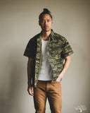 Utility Short Sleeve Shirt Jacket - Tiger Camo