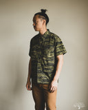 Utility Short Sleeve Shirt Jacket - Tiger Camo