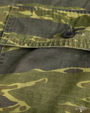Utility Short Sleeve Shirt Jacket - Tiger Camo