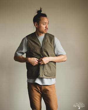 ダ*ス様 orSlow / Utility Vest (Army Green) orSlow - Utility Vest - Army Green – Withered Fig