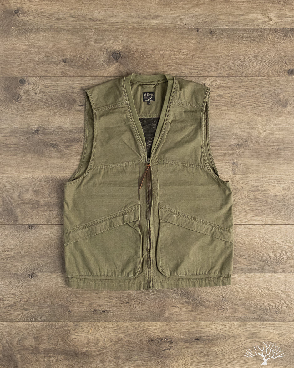orSlow - Utility Vest - Army Green – Withered Fig