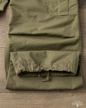 orSlow - Vintage Fit 6 Pocket Cargo Pants - Army Green Ripstop