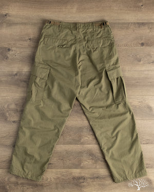 orSlow - Vintage Fit 6 Pocket Cargo Pants - Army Green Ripstop