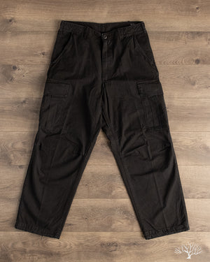 美品 orSlow VINTAGE FIT CARGO PANTS ブラック S orSlow - Vintage Fit 6 Pocket Cargo Pants - Black Stone Ripstop