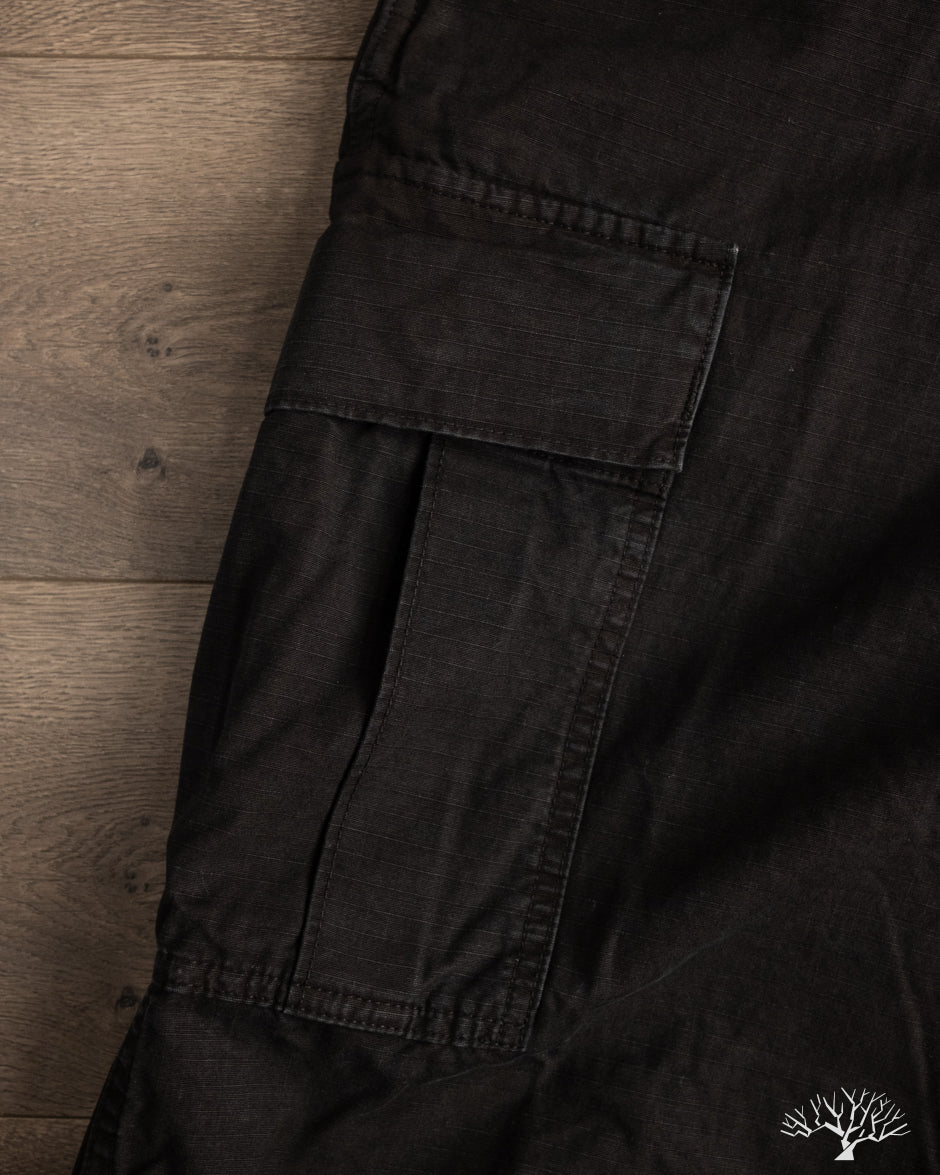 orSlow Vintage Fit 6 Pocket Cargo Pants - Black Stone