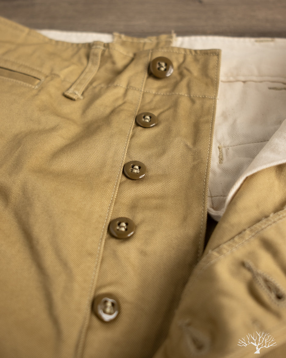 orSlow Vintage Fit Army Trousers - Dark Khaki