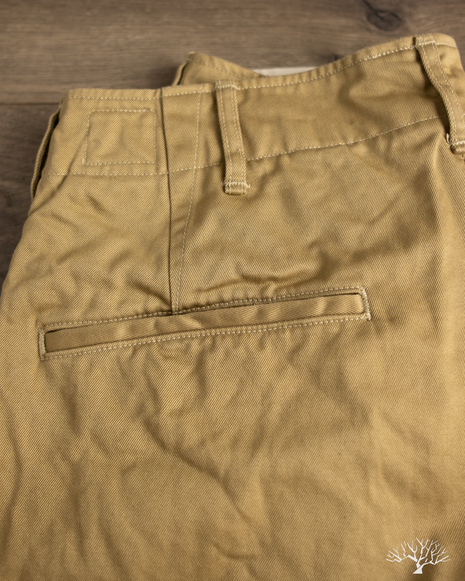 orSlow Vintage Fit Army Trousers - Dark Khaki