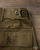 orSlow Vintage Fit Fatigue Pants - Herringbone Army Green