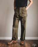 orSlow Vintage Fit Fatigue Pants - Herringbone Army Green