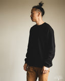 orSlow Waffle Long Sleeve T-Shirt - Black